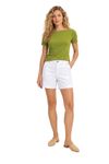 Blusa decote canoa leme abacate,.